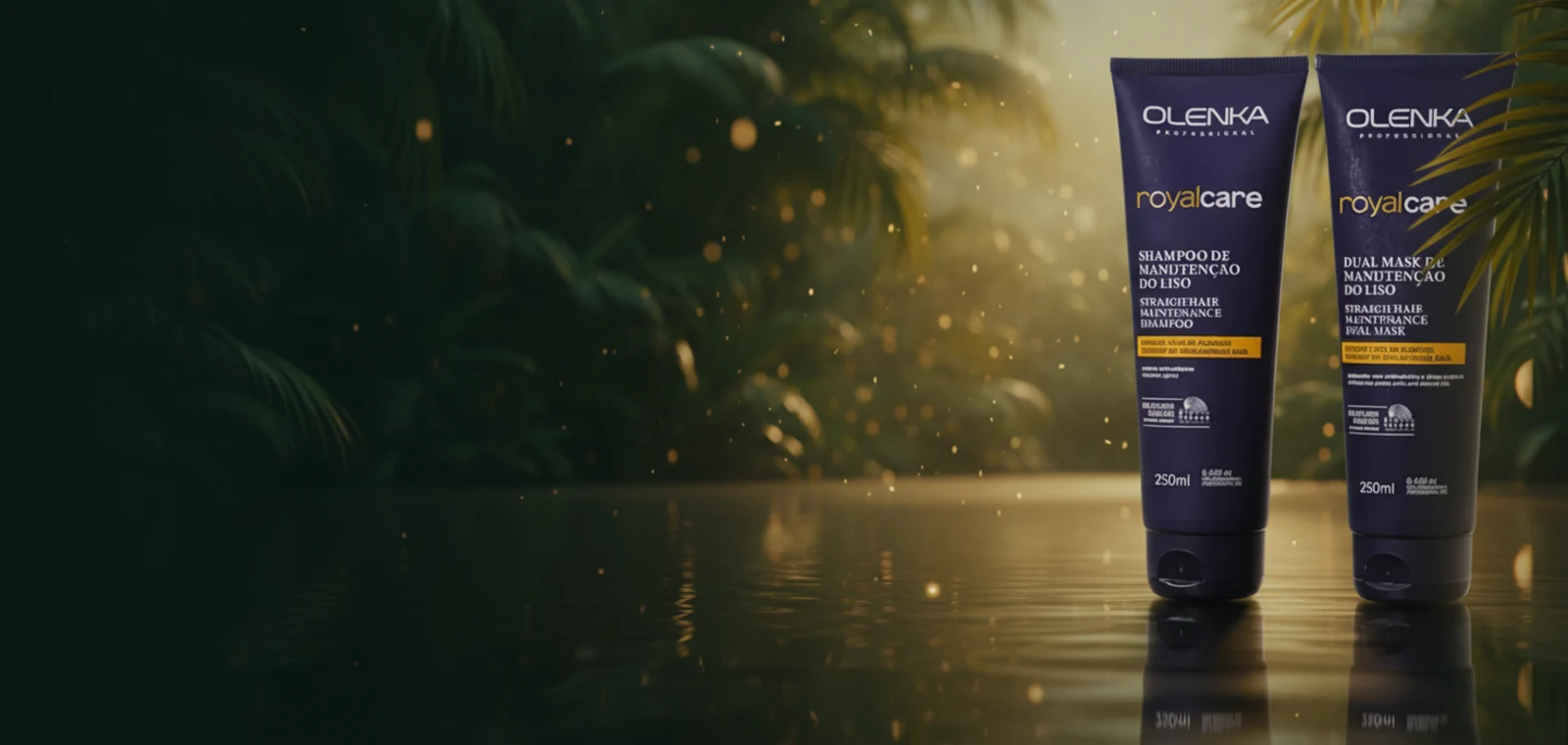 Kit Royal Care Olenka — Shampoo e Dual Mask de Manutenção