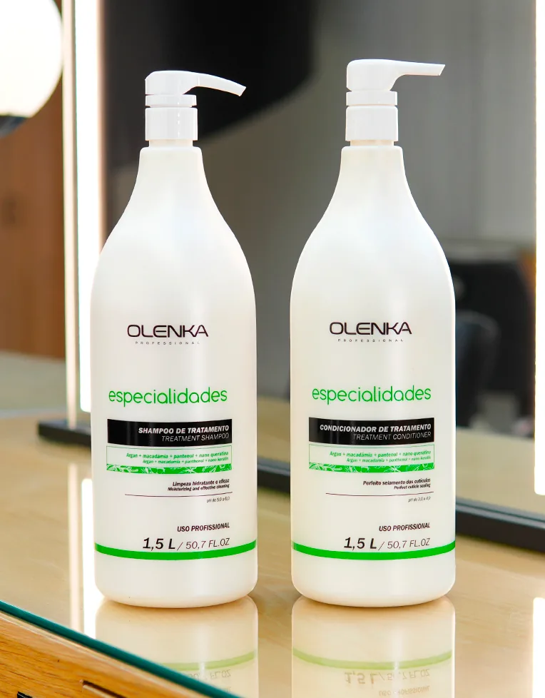 Kit Especialidades Olenka (Shampoo 1,5L+ Condicionador 1,5L)