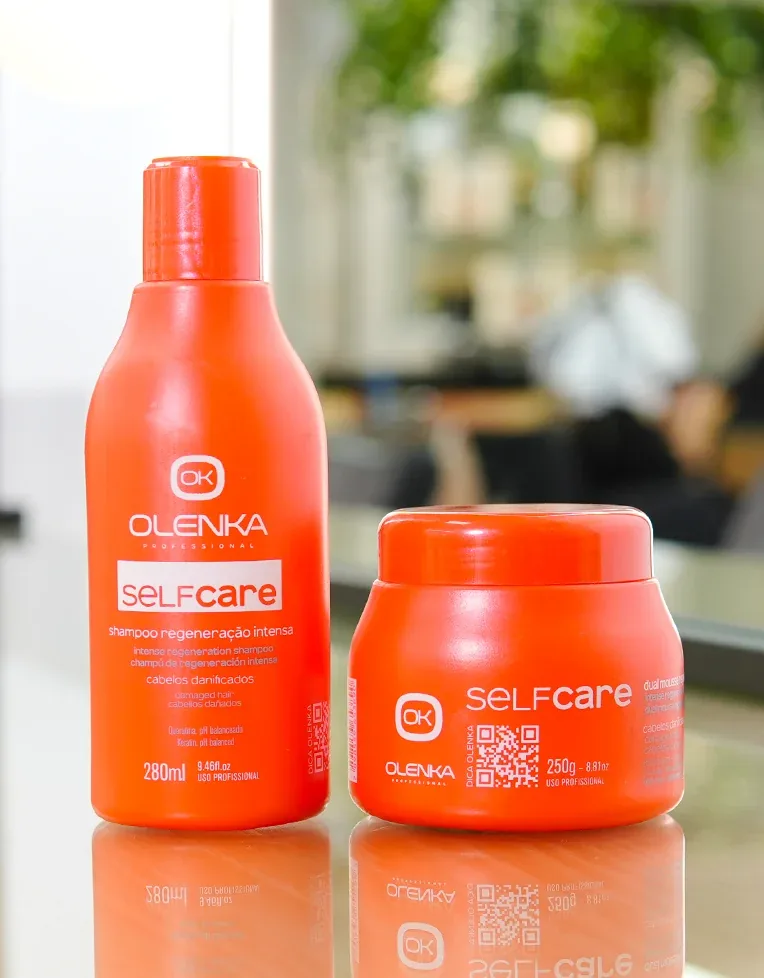 Kit Regeneração Intensa Self Care Olenka (Shampoo 280ml + Condicionador 250ml)
