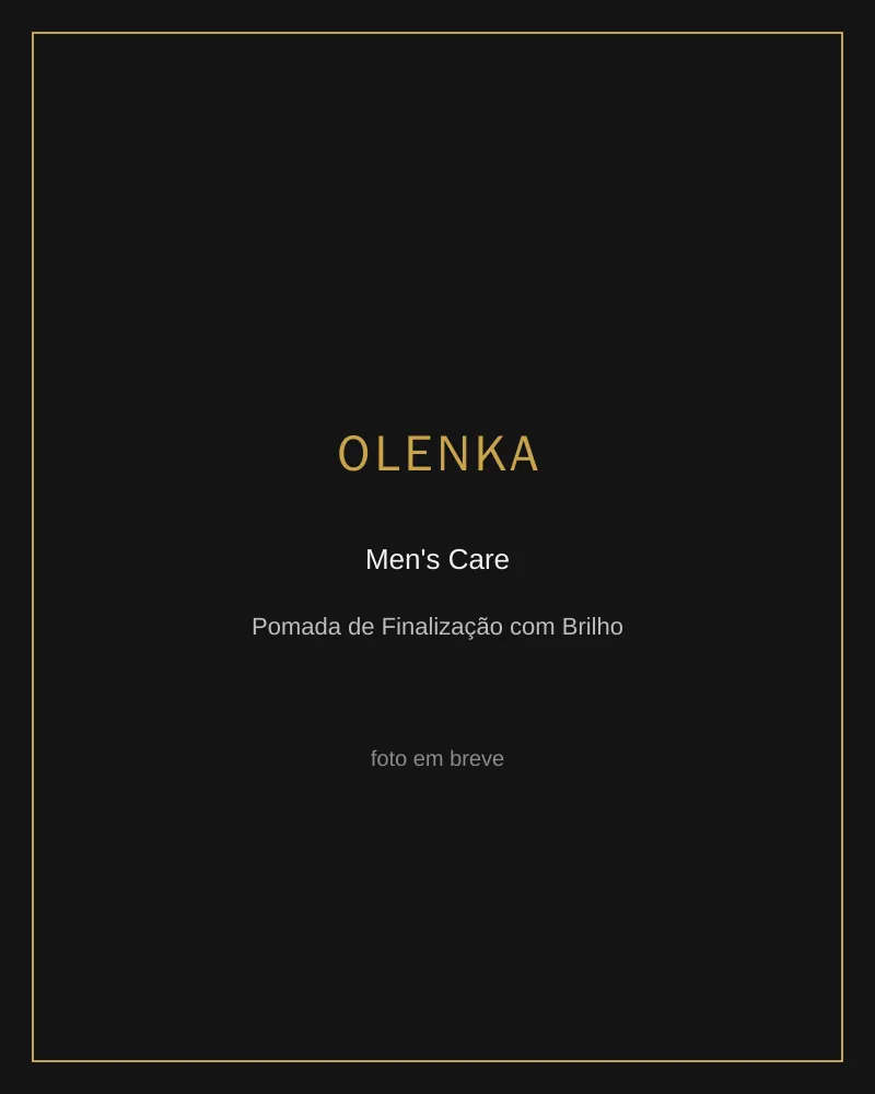 Men's Care Pomada de Finalização com Brilho Olenka