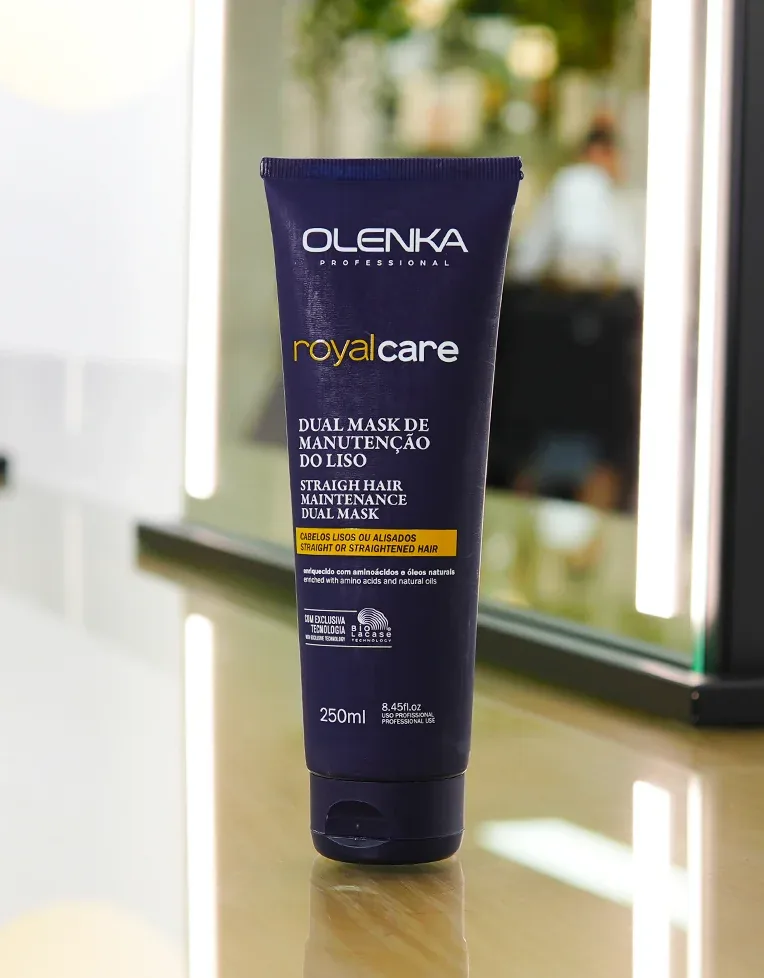 Royal Care Dual Mask de Manutenção do Liso Olenka