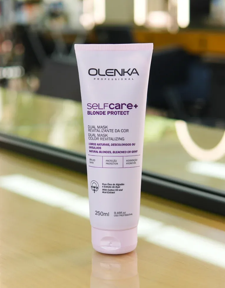 Self Care+ Blonde Protect Dual Mask Revitalizante da Cor Olenka