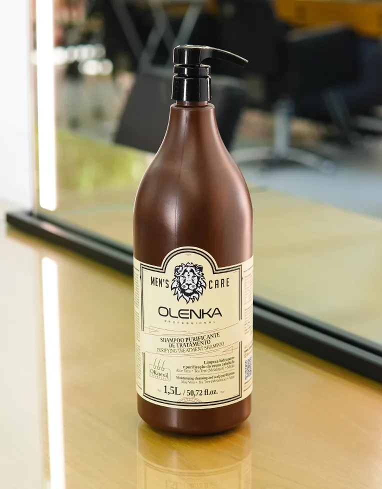 Men's Care Shampoo Purificante de Tratamento Profissional Olenka
